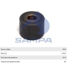 Ролик MAN TGA колодки тормозной SAMPA