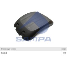 Крыло DAF XF105 заднее верхняя часть левое/правое SAMPA