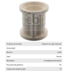 Втулка стабилизатора VOLVO FH FEBI