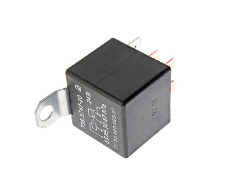 Реле стартера КАМАЗ 5-ти контактное 50/15А с кронштейном АВАР