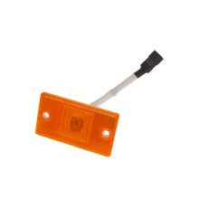 Фонарь габаритный оранжевый с проводом (светодиод,  24V,  65х115мм) РУДЕНСК