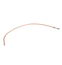 Трубка тормозная УРАЛ от тройника к переднему тормозу в сборе L=760мм/d=6мм медь УРТ