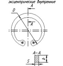 Кольцо ЗИЛ-5301 стопорное шкворня РААЗ