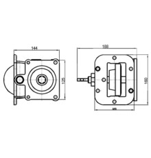 Коробка ГАЗ-САЗ-4509 отбора мощности КПП 5-ст. под НШ самосвал короткий шток АГРЕГАТ