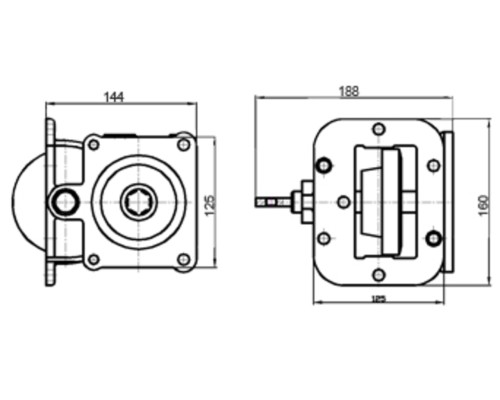 Коробка ГАЗ-САЗ-4509 отбора мощности КПП 5-ст. под НШ самосвал короткий шток АГРЕГАТ
