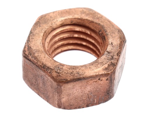 Гайка М12х1.75х10 ЗИЛ-130 коллектора выпускного омедненная КММЗ