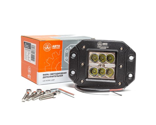 Фара рабочего света 122х92х73 18Вт 6 светодиодов направленный свет AVTOELECTRICA