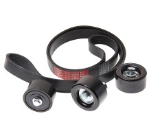 Ролик ГАЗ-3302 Бизнес дв.CUMMINS ISF 2.8 натяжителя ремня+верхний+нижний+ремень компл. PRAVT