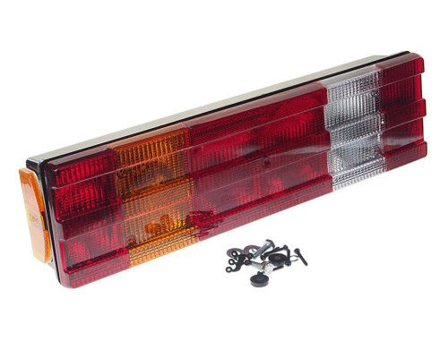 Фонарь задний MERCEDES Actros правый (525х140мм) АМР разъем сбоку MARS TECH