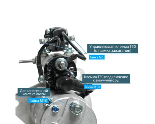 Стартер МАЗ, УРАЛ дв.ЯМЗ-650, 651 24В ISKRAMOTOR