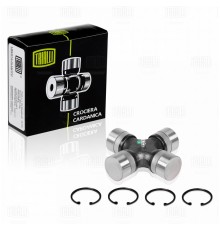 Крестовина КАМАЗ-ЕВРО, МАЗ вала карданного большая в сборе (50х155мм) (стопорные кольца) TRIALLI