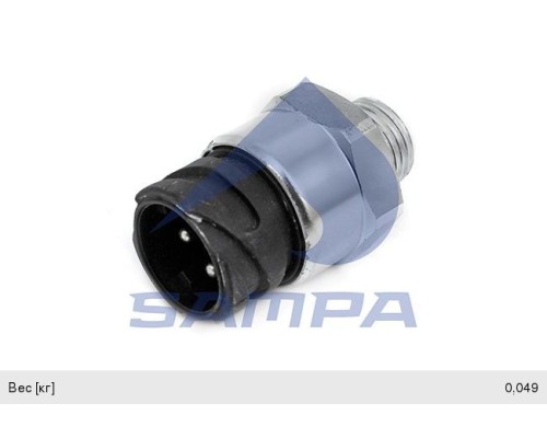 Датчик давления воздуха в пневмобаллонах КАМАЗ-5490 MERCEDES (M16х1.5 10b)(рез.прокл.на резьбе)SAMPA