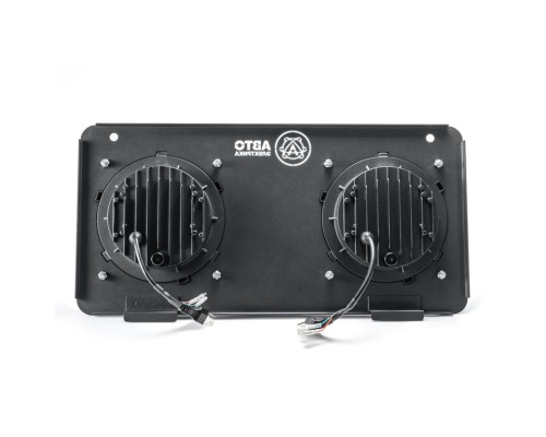 Фара МТЗ передняя круг.светодиодная комплект с ДХО, с поворот, с рамкой крепления AVTOELECTRICA