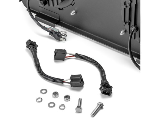 Фара МТЗ передняя круг.светодиодная комплект с ДХО, с поворот, с рамкой крепления AVTOELECTRICA