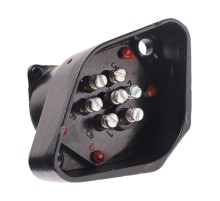 Разъем электрический прицепа ISO 3731 Type S 7-полюсный (розетка металл) БААЗ (ОАО КАМАЗ)