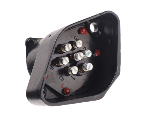 Разъем электрический прицепа ISO 3731 Type S 7-полюсный (розетка металл) БААЗ (ОАО КАМАЗ)