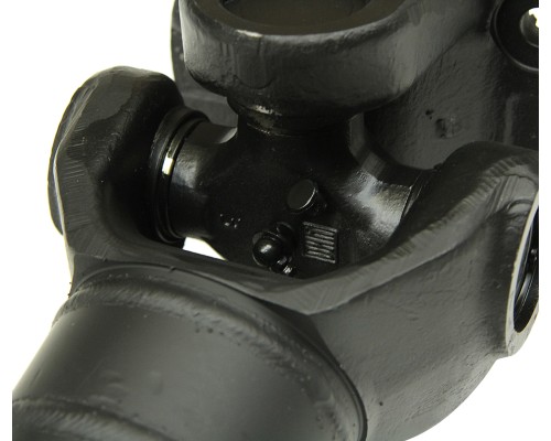 Вал карданный КАМАЗ среднего моста (4 отверстия,  торцевые шлицы) L=629мм увеличенный ресурс УКД