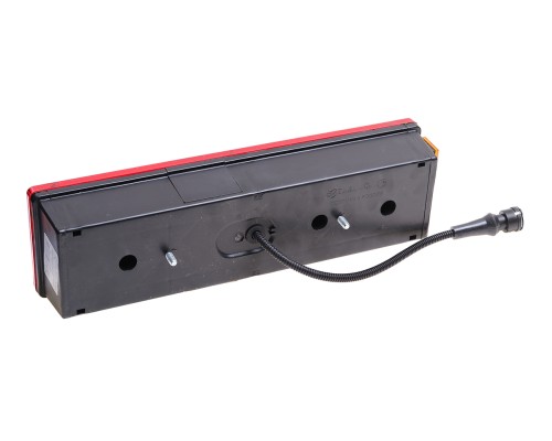 Фонарь задний КАМАЗ, МАЗ, УРАЛ левый (24V, светодиод, с кабелем) ТЕХАВТОСВЕТ