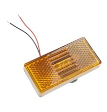 Фонарь габаритный оранжевый 24V с проводом ТЕХАВТОСВЕТ