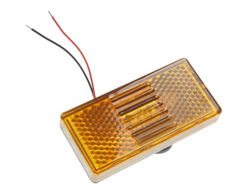 Фонарь габаритный оранжевый 24V с проводом ТЕХАВТОСВЕТ