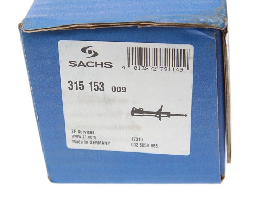 Амортизатор КАМАЗ-5490 MERCEDES Axor кабины передний (пневмо) (280/345 14x50 14x40 O/O) SACHS