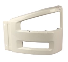 Бампер FAW J6, 4180, 4250 передний левая часть (белый) OE