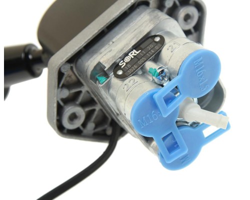 Кран КАМАЗ-ЕВРО-4 стояночного тормоза 3-х выв с датчиком SORL