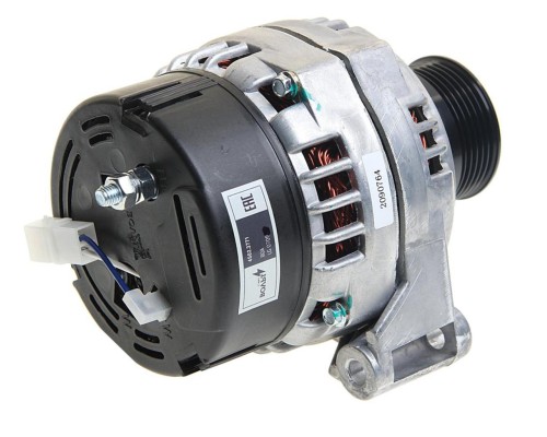 Генератор КАМАЗ дв.740.30, 740-31, 740-50 ЕВРО-2, 3 поликлиновой шкив 28В 80А STARTVOLT