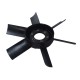 Вентилятор ГАЗ-33104, ЗИЛ-5301, МТЗ 6-ти лопастной пластик РБ