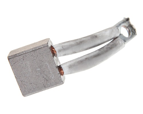 Щетка стартера СТ142Б1, СТ142Н, 25.3708-40 12х20х21 изолированная с наконечником ЭЛЕКТРОКОНТАКТ