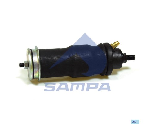 Амортизатор SCANIA 4 series кабины задний с пневмоподушкой 1435856+1476415 SAMPA