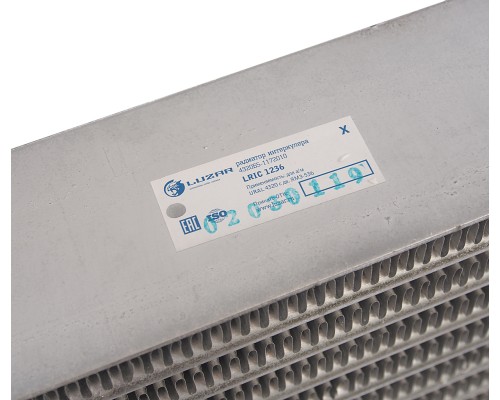 Охладитель УРАЛ-4320, 43206, Next дв.ЯМЗ -536, 02-10 наддув.воздуха алюминиевый LUZAR