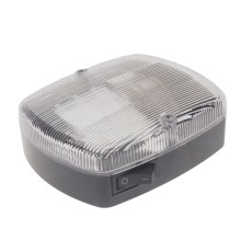 Плафон освещения кузова, фургона ГАЗель Next квадратный с выключателем АЭК