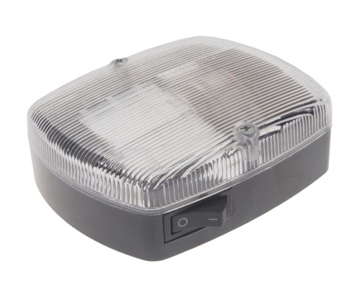 Плафон освещения кузова, фургона ГАЗель Next квадратный с выключателем АЭК