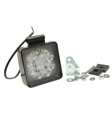 Фара рабочего света МТЗ 3100 lm LED 27w/30(9/3w) квадр.корпус, узкий луч РК