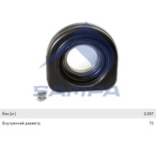 Опора вала карданного VOLVO FH12, 16, FL6, FM7, 9, 10, 12, NH12 (d=70) SAMPA