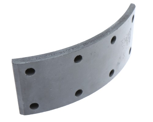 Накладка тормозной колодки ГАЗ-3307-09 передн.сверл.Wшир.=80мм;Lдуги=200мм;hтолщ.=11.1/8.3мм FRITEX