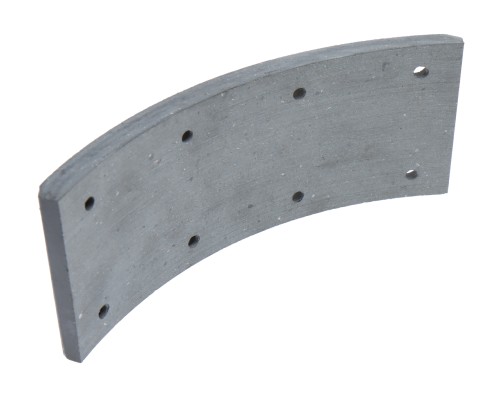 Накладка тормозной колодки ГАЗ-3307-09 передн.сверл.Wшир.=80мм;Lдуги=200мм;hтолщ.=11.1/8.3мм FRITEX