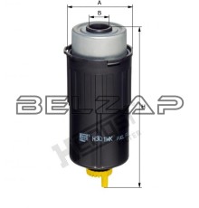 Фильтр топливный LIBHERR JOHN DEERE, H301WK, HENGST