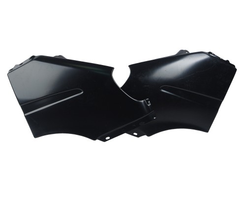 Крыло ГАЗ-3302 переднее левое/правое Н/О без повторителя неокрашенное пластик комплект ТЕХНОПЛАСТ