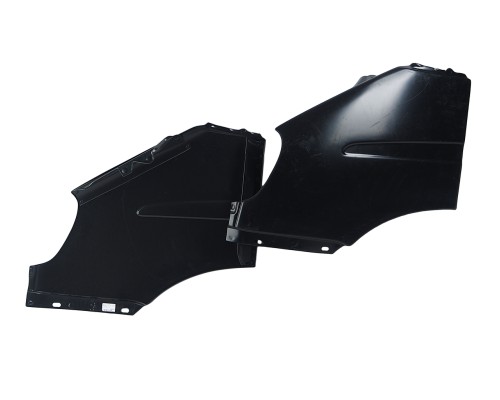 Крыло ГАЗ-3302 переднее левое/правое Н/О без повторителя неокрашенное пластик комплект ТЕХНОПЛАСТ