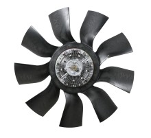 Вентилятор МАЗ-5440, 6430 650мм с вязкостной муфтой СБ (дв.CUMMINS ISB300) аналог 02ED12404 ТЕХНОТРОН