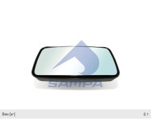 Зеркало боковое RENAULT Premium, Midlum, Kerax левое/правое SAMPA