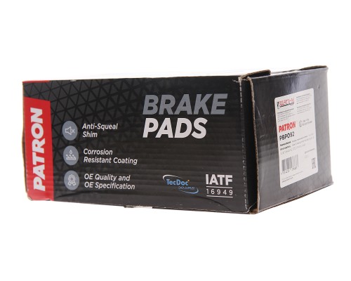 Колодки тормозные IVECO Daily 3 35, 40, 45, 50, 60, 65 (06-) передние/задние (4шт.) PATRON