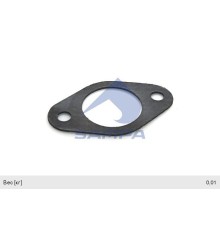 Прокладка коллектора MAN дв.D2866, D2876, D0826, D0836 выпускного SAMPA