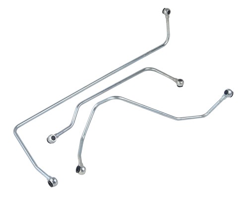 Трубка топливная КАМАЗ-ЕВРО-1 низкого давления 3шт. (стандарт) ТМК