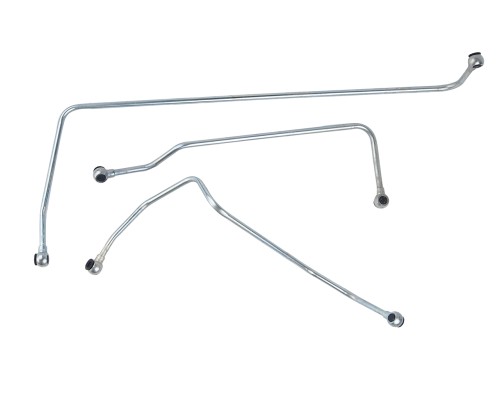 Трубка топливная КАМАЗ-ЕВРО-1 низкого давления 3шт. (стандарт) ТМК