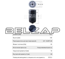 Фильтр масляный VW T4 (90-03),LT28-55 (-96) (D/TDI), OC105, MAHLE