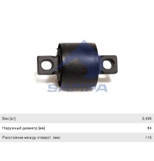 Сайлентблок VOLVO тяги реактивной (21x115) SAMPA
