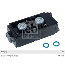 Клапан IVECO DAF MAN RENAULT VOLVO переключения делителя ZF16S FEBI